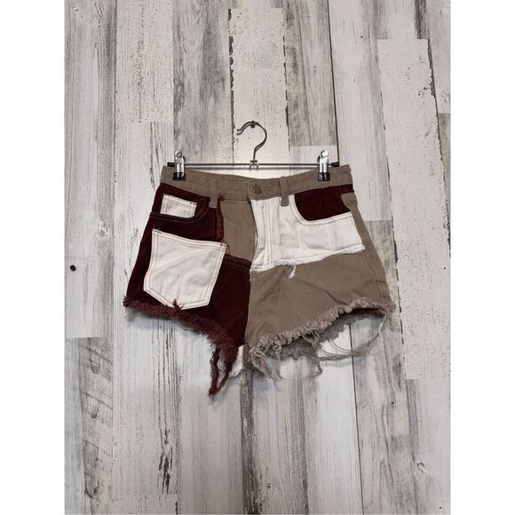 High waisted brown shorts size XS - Picture 2 of 7